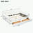 Queen Size Upholstered Platform Bed with USB and 2 Drawers-437975297