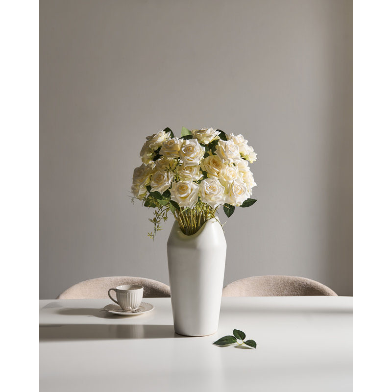 Fabric Rose Arrangement