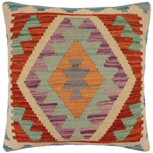 Rustic Knight Turkish Hand-Woven Kilim Pillow