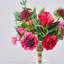 Real Touch Pink Scabiosa & Lisianthus in Modern Style Tiered Vase Spring Summer Water Illusion Arrangement