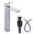 High Arc Single Handle Single Hole Bathroom Faucet With Drain Kit-111055919