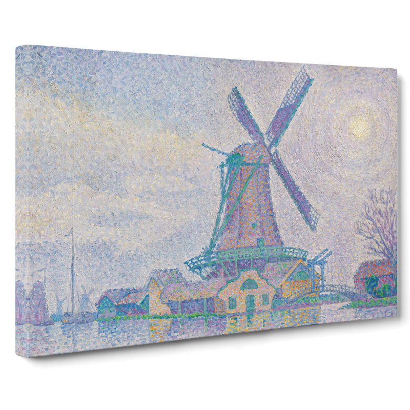 Moulin Dedam by Paul Signac - Wrapped Canvas Painting, 50cm H x 76cm W x 3cm D