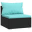 Patio Sectional Sofa with Cushions PE Rattan-986435045-986435044