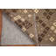 Tapis géométrique en laine brun Kilim 5 x 7