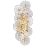 Julie Neill Gianna 21" Layered Sconce with Clear Glass