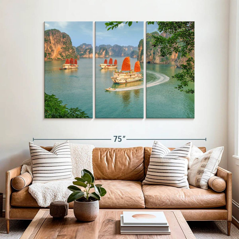 Bateaux de croisière Mehar Halong Bay, H 42 po x l 65 po