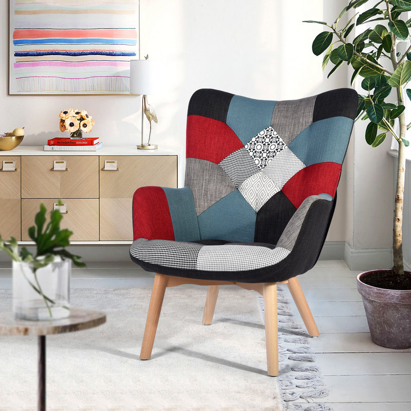 Cressida Upholstered Wingback Chair