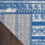Tapis bleu / ivoire Pleasanton-53789612