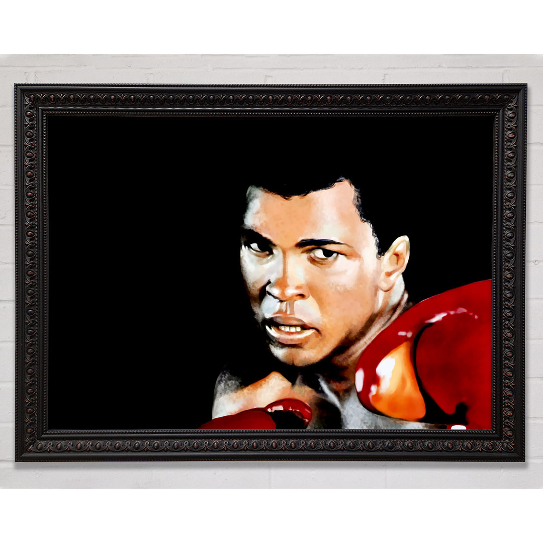 Muhammad Ali Boxhandschuhe - Einzelner Bilderrahmen Kunstdrucke