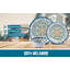Service de table en mélamine 12 pièces, assiettes, plats, bols, service pour 4, mosaïque