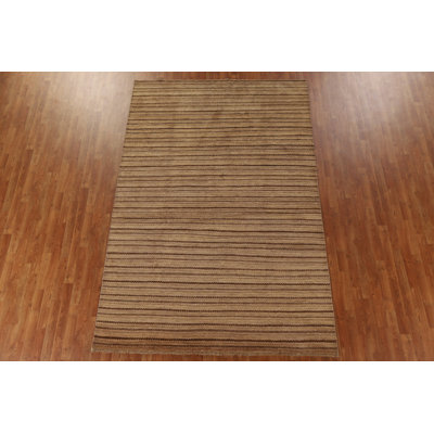 One-of-a-Kind 6'7'' X 10' New Age Wool Area Rug in