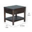 Table d'appoint Nikay, 2 tiroirs, bois, 26 po-105906807-105906808