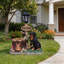 Statue jardinière Rottweiler