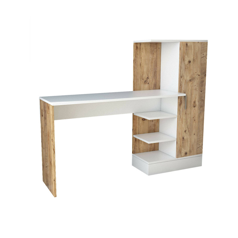 Parvati Writing Desk, Oak/White