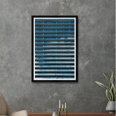 Graphic Building Scape by Tim Klein - Picture Frame Photograph