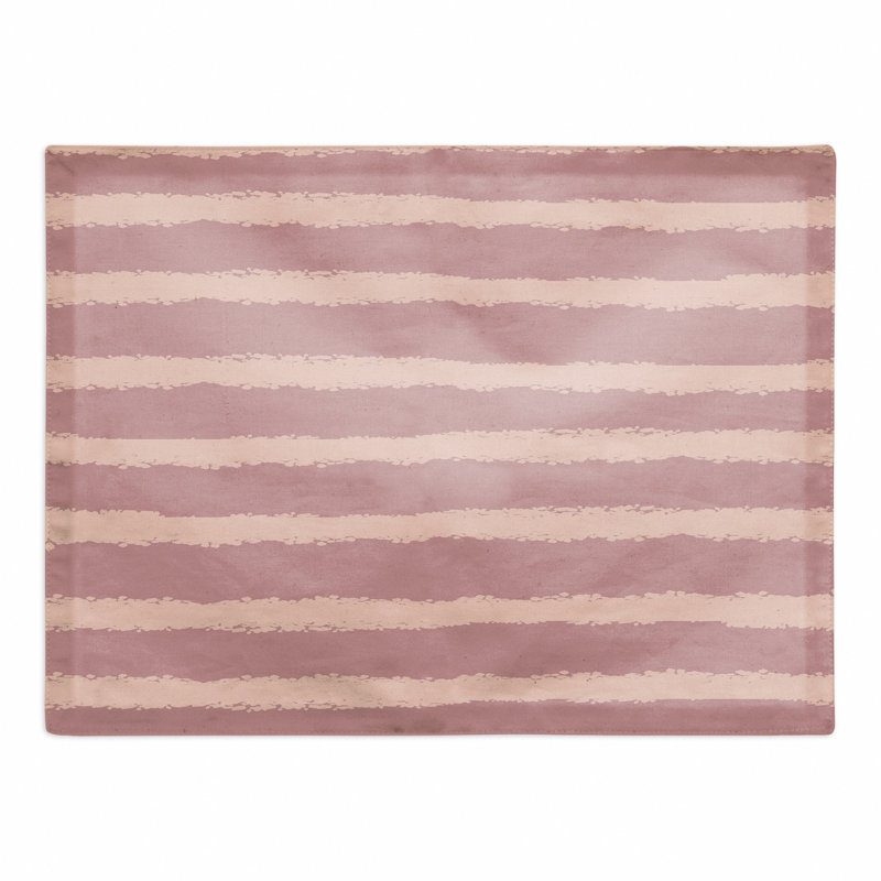Napperon en coton 14 po, Rose clair / mauve