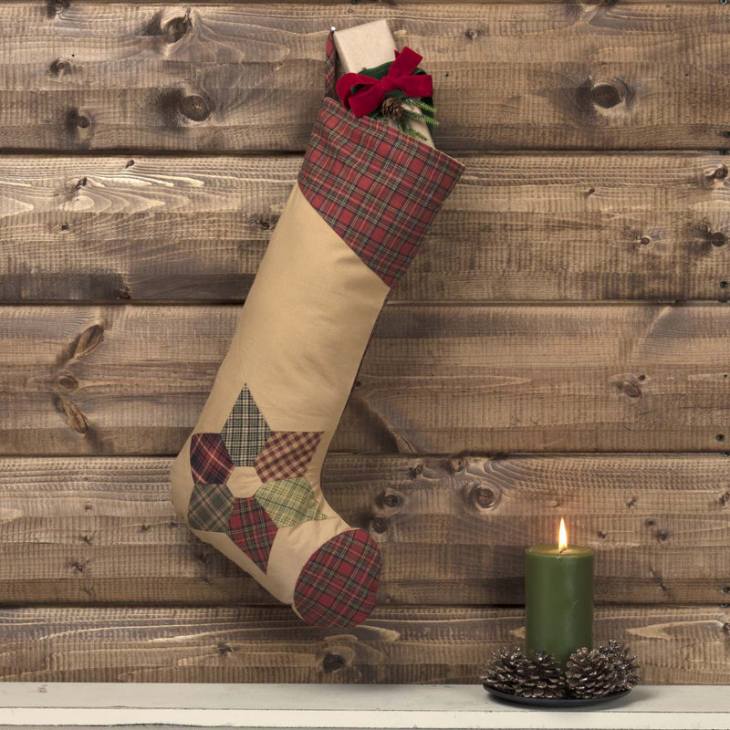 Festive Finds Stocking, 15" H x 11" W
