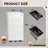 Carreiro 3 - Drawer Mobile File Cabinet For Home Office, Wood Under Desk Filing Cabinet With Lock, Rolling Printer Stand-785408374