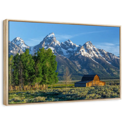 Grand Teton Mountains Barn