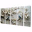 Birds Love Under A Gold White Orchid Tree Garden VI - Ensemble de décoration murale cerisier en fleurs-1010222234