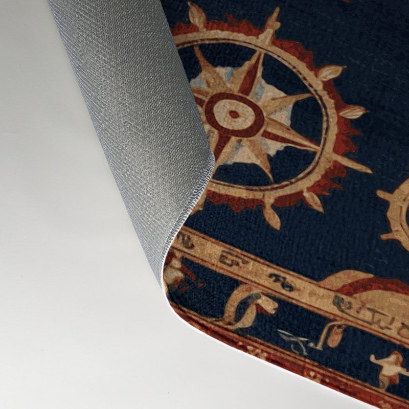 Tapis turc intérieur et extérieur gris, Rectangle 5 pi x 7 pi