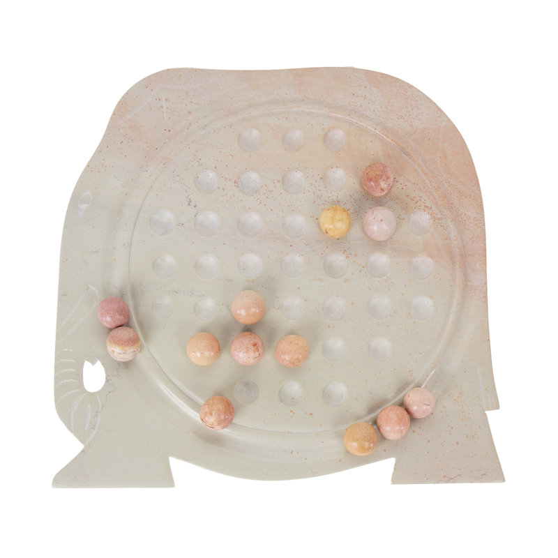 Jeu d'éléphant solitaire Soapstone