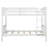 Bunk Bed With Ladder,White ( OLD SKU: LP000066AAK)