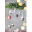 D4,7 po, boules de Noël décoratives, boules de Noël suspendues en verre pour décorations de fêtes, ensemble de 4