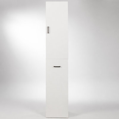 Versatile Freestanding Kitchen Pantry Cabinet with 1 Door and 3 Tier Multi-Functional Pull-Out Shelves for Efficient Storage