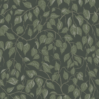 Ester Hangbjork Tree Leaf Wallpaper
