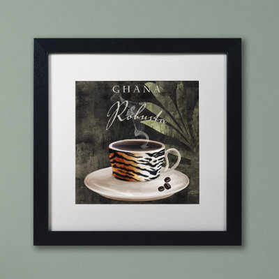 Jadaya 'Afrikan Coffee IV' by Colour Bakery Framed Graphic Art