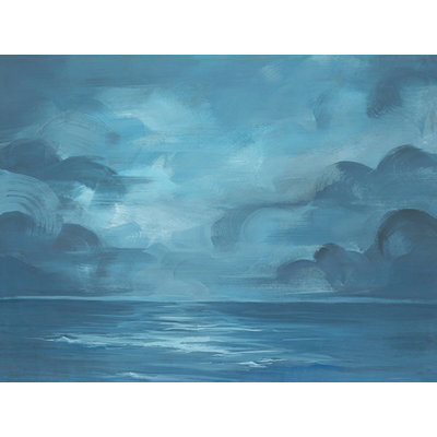 «Open Sea Giclee» par Barclay Butera, reproduction d'art sur toile tendue
