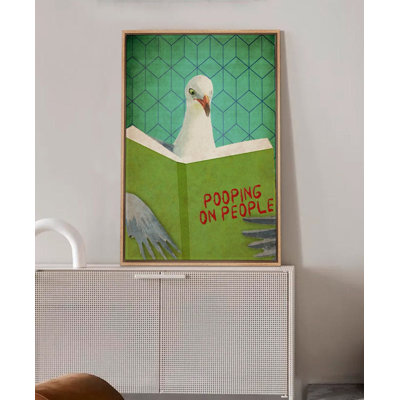 «Pigeon Bird Animal», impression sur toile encadrée