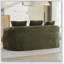 Causeuse incurvée en chenille avec 3 coussins, aucun assemblage requis, idéale pour les petits appartements et les salons-1006993234-1006993233