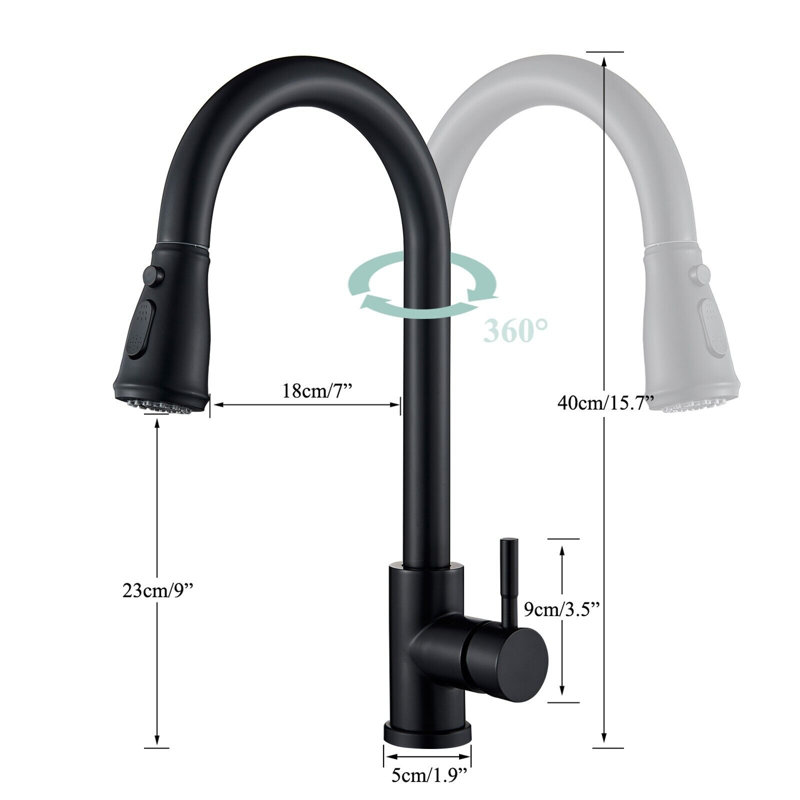 Senlesen Pull Down Touchless Kitchen Faucet