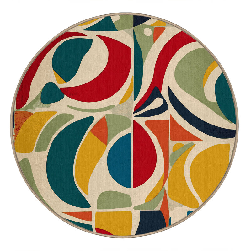 Breezy Glow Rug, Round 4'