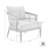 Evalyn Metal Outdoor Lounge Chair with Cushions