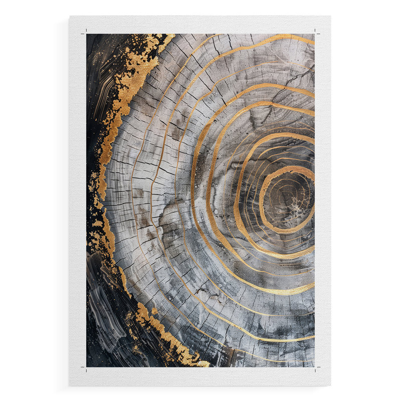 Série ABSTRACT CCLV III - Impression sur toile seulement - NON CADRE, H 18 po x l 12 po