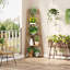 177.8cm H x 65cm W Metal Corner Bookcase-2140717884