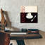 Art mural en verre rouge «Cafe Moderne 4» par Marco Fabiano-1328428643