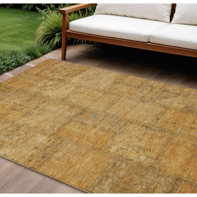 Tapis intérieur lavable 8 pi x 10 pi gris et gris anthracite