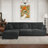 111" L Shaped Sectional Sofa With Storage Ottoman-685101022