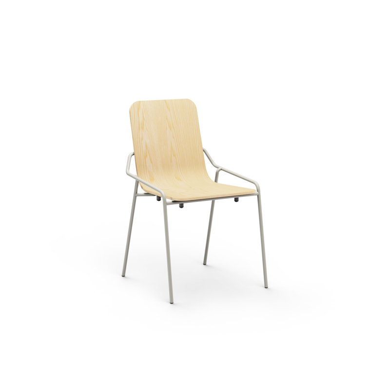 Dupont 18.5'' H Stacking Side Chair, Ash
