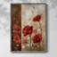 Wild Poppies I, reproduction encadrée - bois massif-2019206183