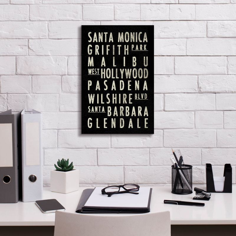 'La' by Erin Clark Canvas Wall Art, 18" H x 12" W x 0.75" D