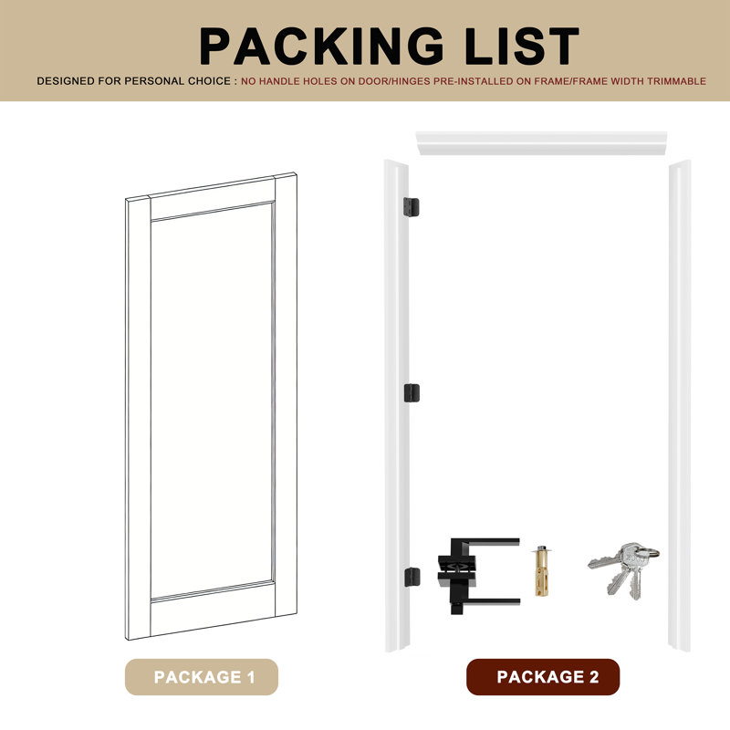 Interior Pantry Doors White Louvered Design Half Lite Frosted Glass Interior Standard Door With Hardware & Handles & Frame