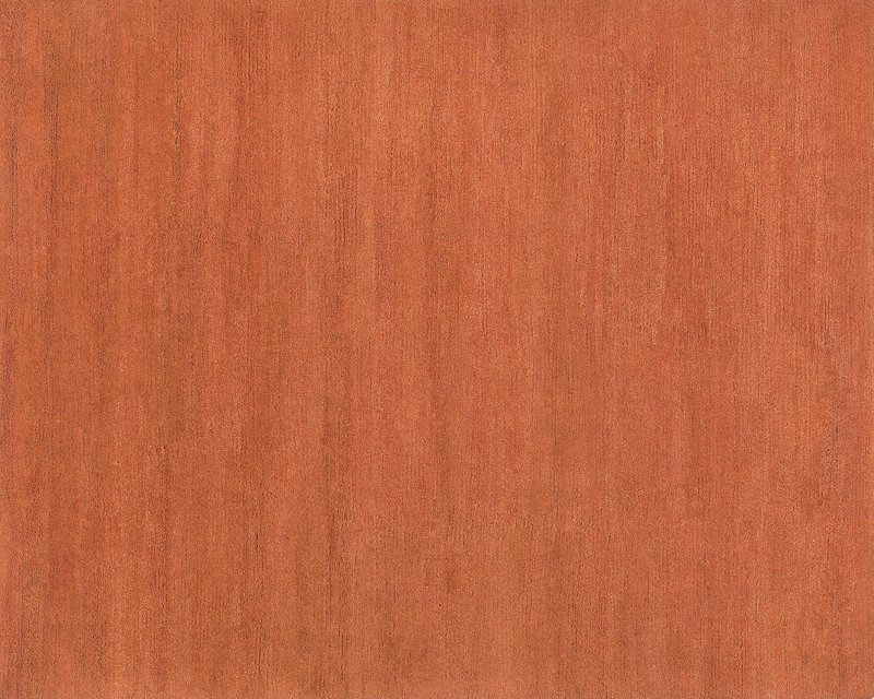 Sprouts Wool Area Rug in Orange, Rectangle 8' x 10'