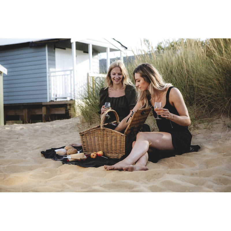 Somerset Deluxe Picnic Basket, Brun