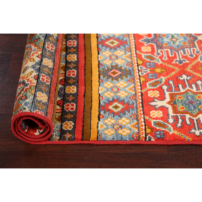 One-of-a-Kind 2'7" X 4'3" New Age Wool Area Rug in