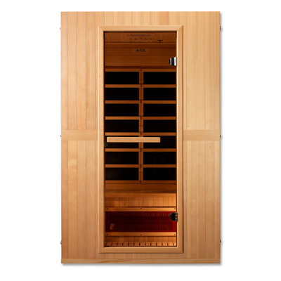 Dynamic Infrared Maxxus 2 - Person Bluetooth Compatible FAR Infrared Sauna in Hemlock